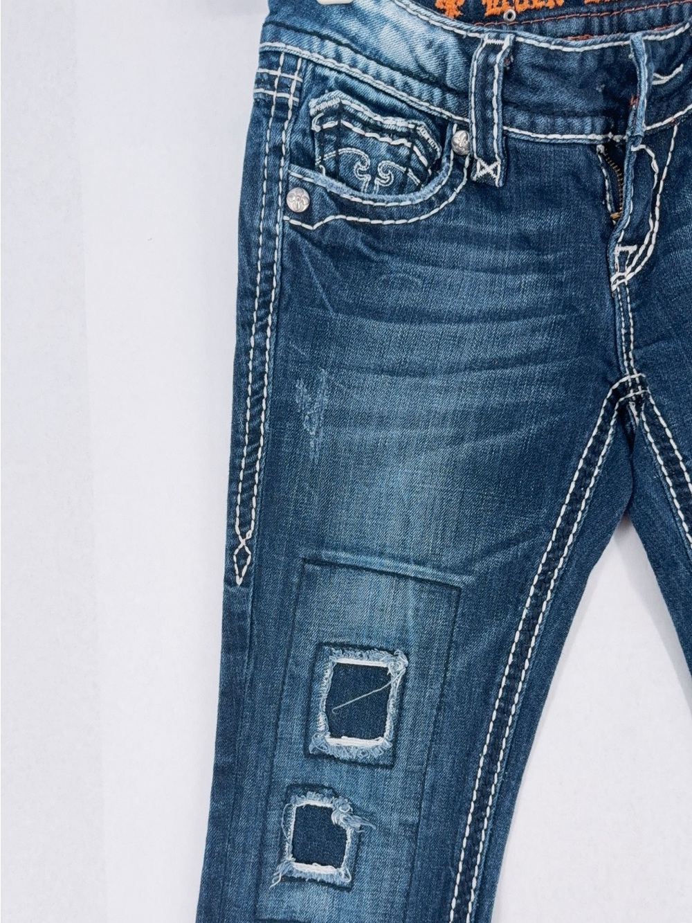 Rock Revival blake Straight Denim jeans size 26 - Picture 2 of 13